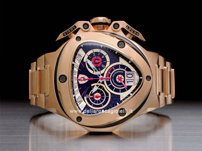 Rare!! Retail: R45,000.00 Tonino Lamborghini Men's SPYDER Chronograph FULL ROSE GOLD Watch BRAND NEW