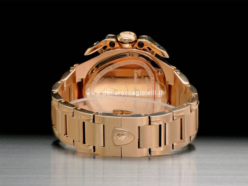 Rare!! Retail: R45,000.00 Tonino Lamborghini Men's SPYDER Chronograph FULL ROSE GOLD Watch BRAND NEW