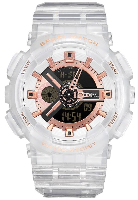 WEIDE Men's Bullseye Snow Translucent Shock Proof Watch BRAND NEW official SA store