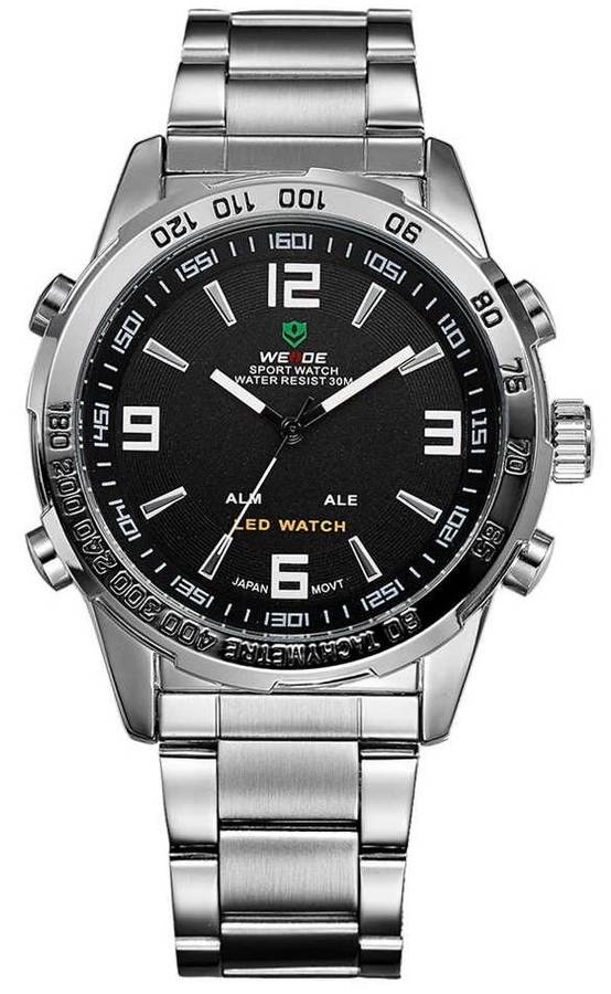 WEIDE Men's LED Alarm Silver Edition Watch BRAND NEW official SA store