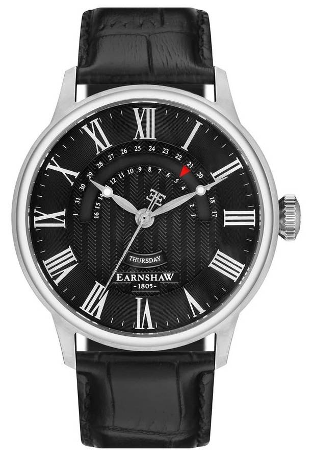 Retail: R8,200.00 Thomas Earnshaw British Grande Date Leather Watch GENUINE, BRAND NEW
