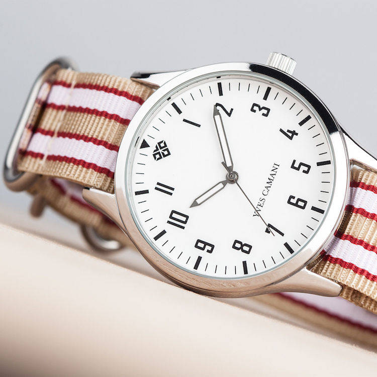 Retail: R3,499.00 YVES CAMANI Men's "ICE CREAM" WITH 2 NYLON STRAPS Brand new