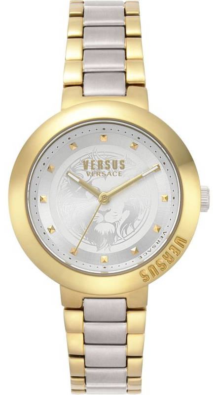 Retail: 8,000.00 VERSACE Women's Versus LION PRIDE Two Toned Watch BRAND NEW IN BOX + PAPERS