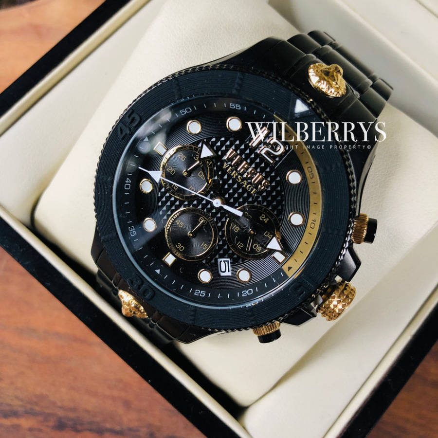 Retail: R9000.00 VERSACE Men's Versus Saint Germain CHRONOGRAPH Watch BRAND NEW