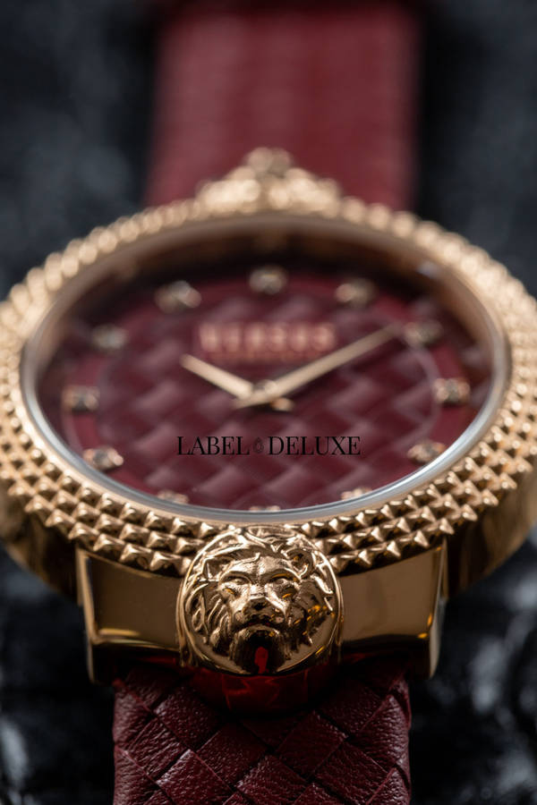 Retail: 8,500.00 VERSACE Women`s WEAVE Guilloche Versus Paris Watch BRAND NEW IN BOX + PAPERS