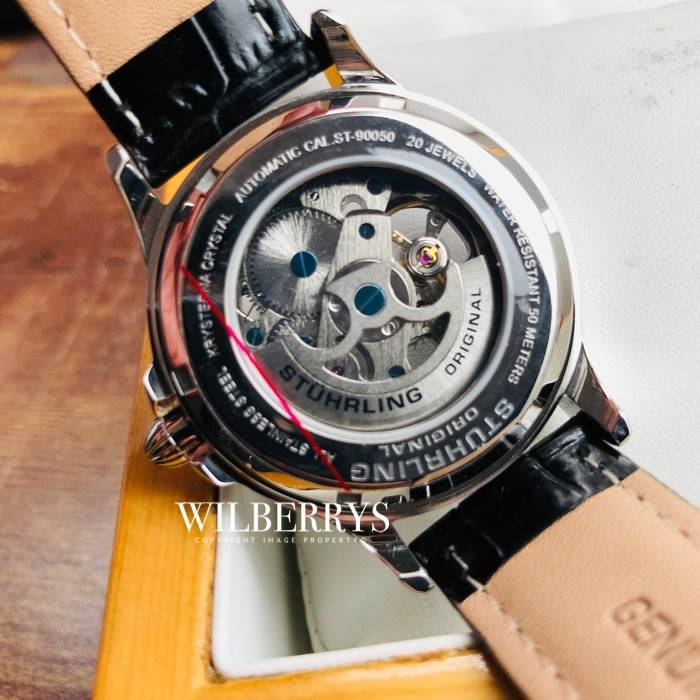 Retail: R8,000.00 STUHRLING ORIGINAL® Men's SUPREME PRIAM Automatic Watch BRAND NEW IN BOX