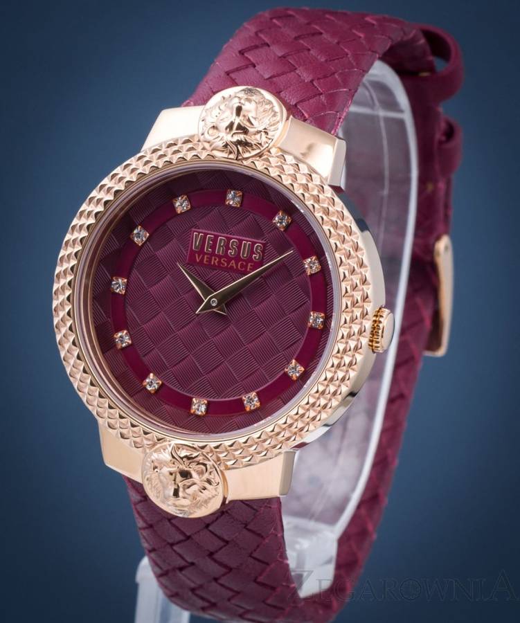 Retail: 8,500.00 VERSACE Women`s WEAVE Guilloche Versus Paris Watch BRAND NEW IN BOX + PAPERS