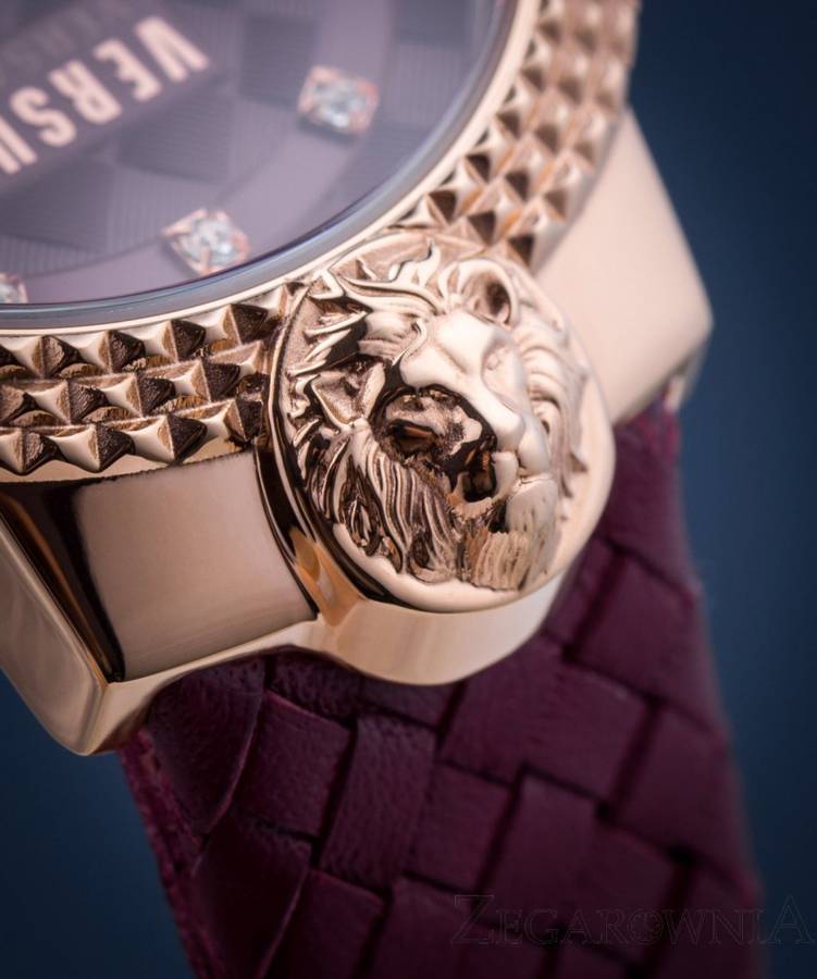Retail: 8,500.00 VERSACE Women`s WEAVE Guilloche Versus Paris Watch BRAND NEW IN BOX + PAPERS
