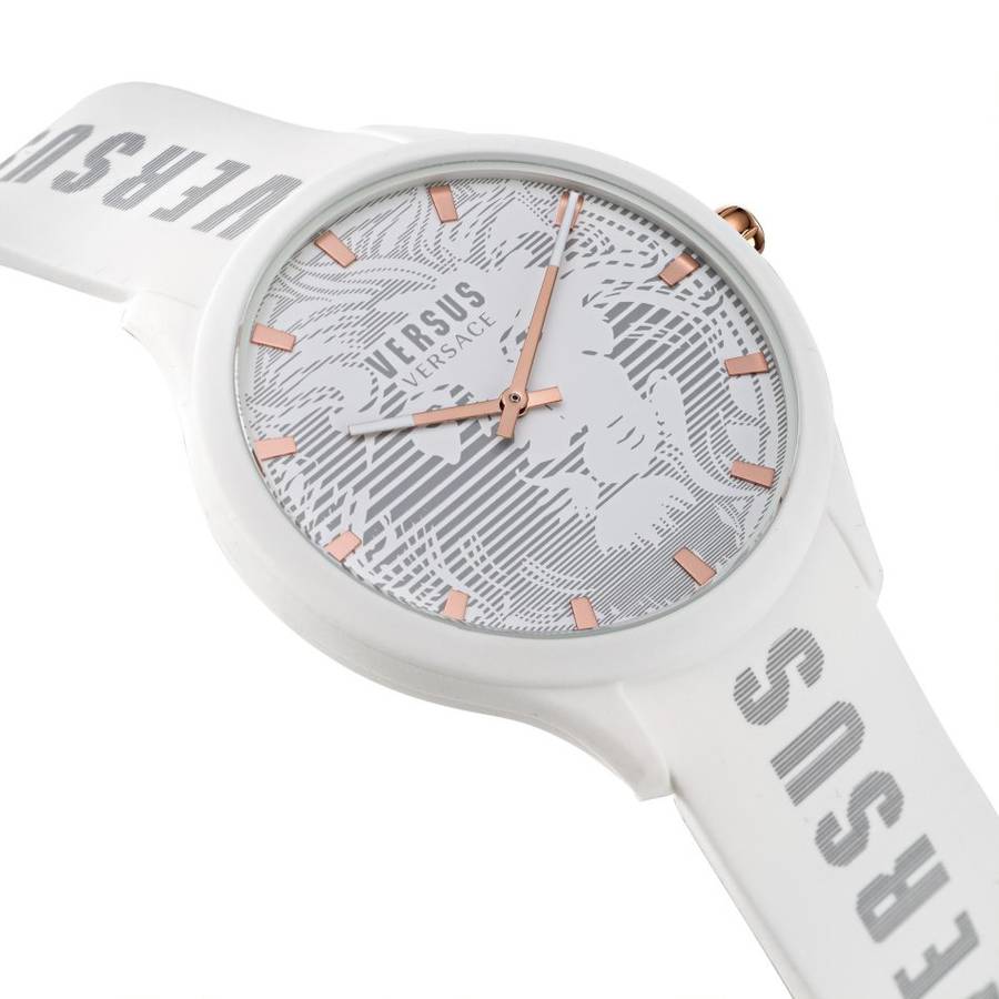 **Retail: R7000.00*** VERSACE Men's EXODUS Sporty Snow White Silicone Strap Watch NEW IN BOX