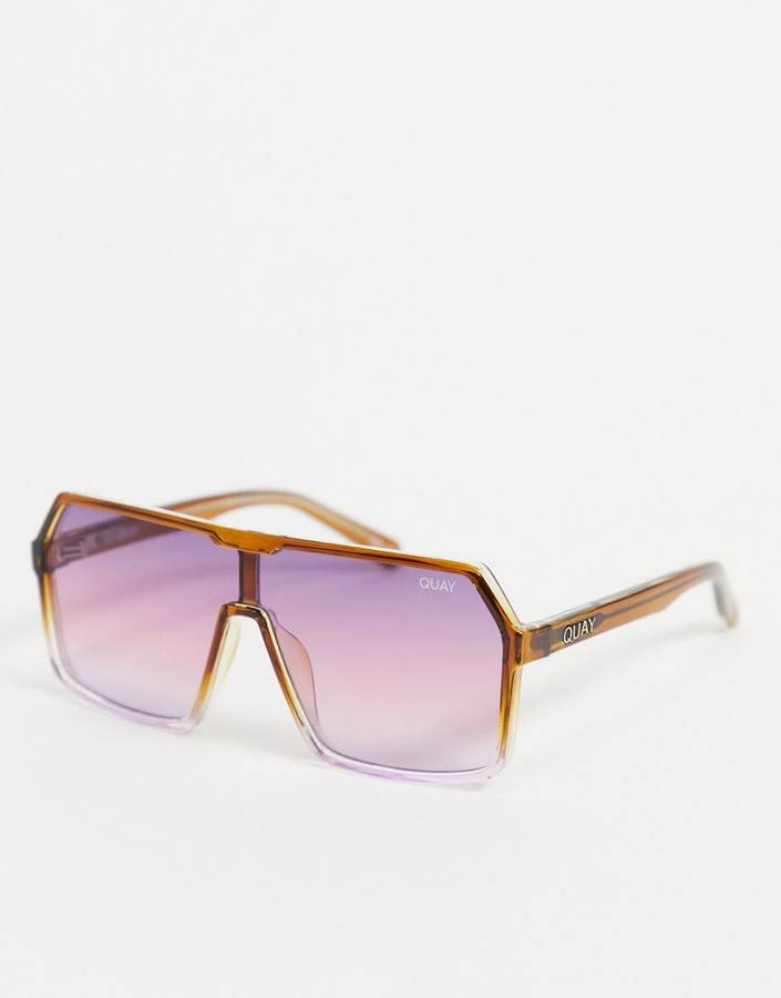 QUAY Women's J'LO Jennifer Lopez CHAOS Shield Sunglasses **AUTHENTIC BRAND NEW