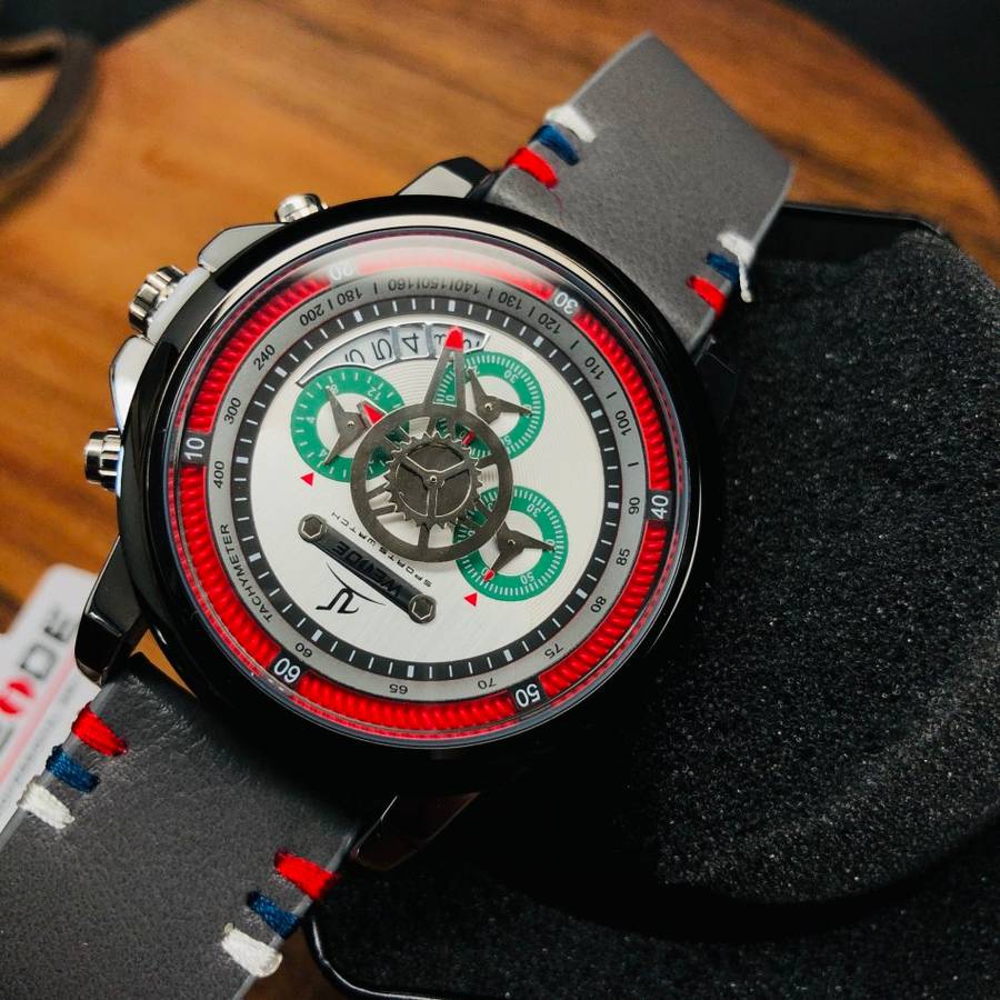 WEIDE Men's Europa Chronograph Nylon Earth Watch BRAND NEW official SA store
