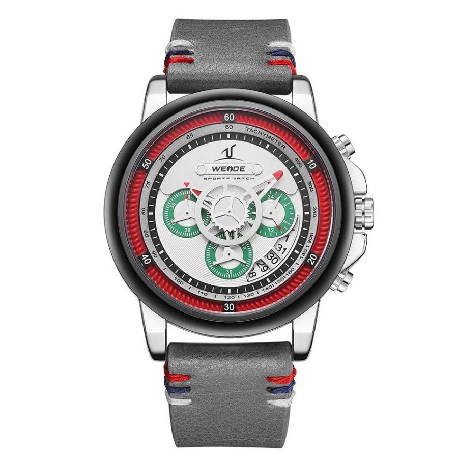WEIDE Men's Europa Chronograph Nylon Earth Watch BRAND NEW official SA store