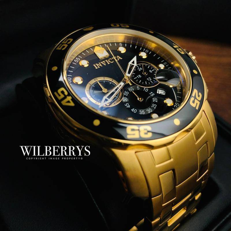 ***thick, heavy**** R14,999.00 INVICTA Men's COLOSSUS THICK HEAVY 18k Full Gold pl. Watch BRAND NEW