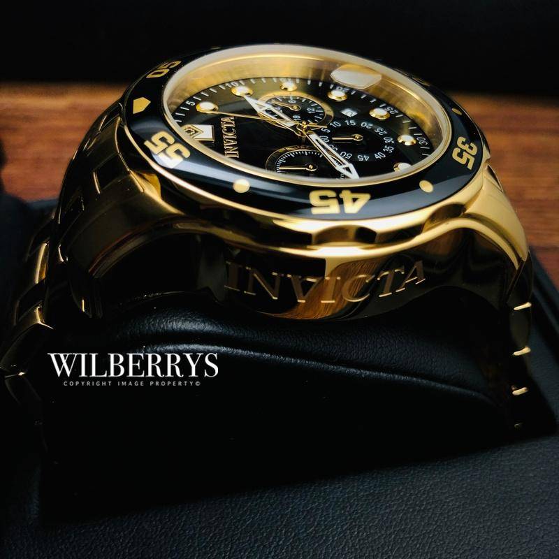 ***thick, heavy**** R14,999.00 INVICTA Men's COLOSSUS THICK HEAVY 18k Full Gold pl. Watch BRAND NEW