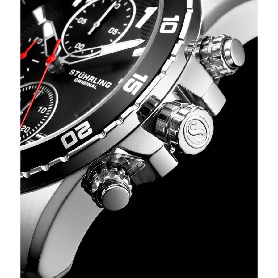 Retail: R7,999.00 STUHRLING ORIGINAL® Men's CONCORDE 40MM Chrono Watch BRAND NEW