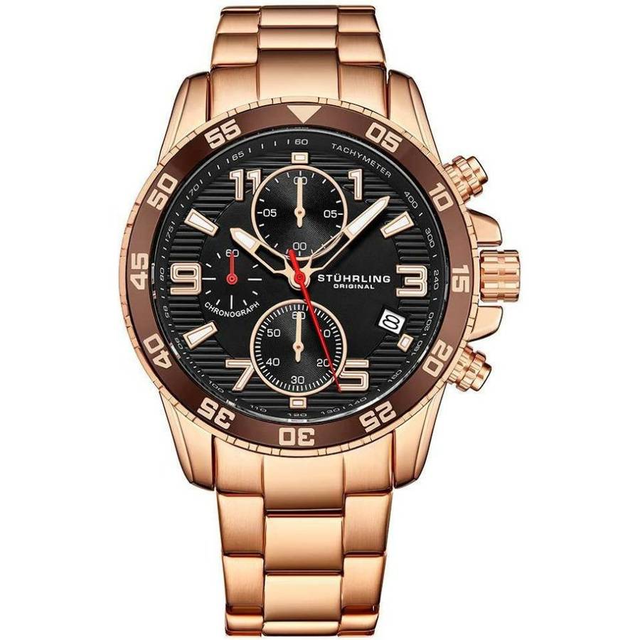 Retail: R7,999.00 STUHRLING ORIGINAL® Men's CONCORDE 40MM Chrono Watch BRAND NEW