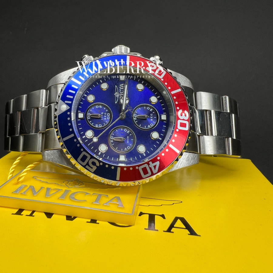 Retail: R7,999.00 INVICTA Men's PEPSI Sea Dweller 200M Chronograph Watch BRAND NEW IN BOX