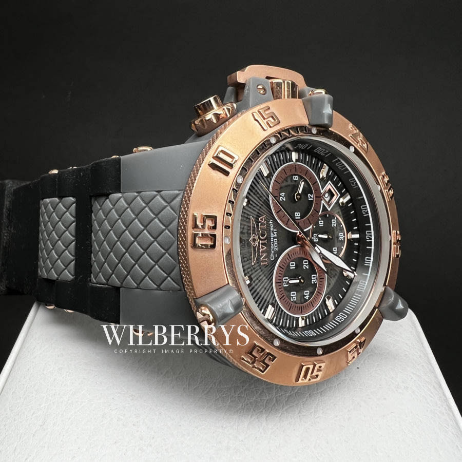 Retail: R21,599.00 INVICTA Men's SUBAQUA NOMA GRAPHITE ROSE GOLD Chrono Professional Watch BRAND NEW