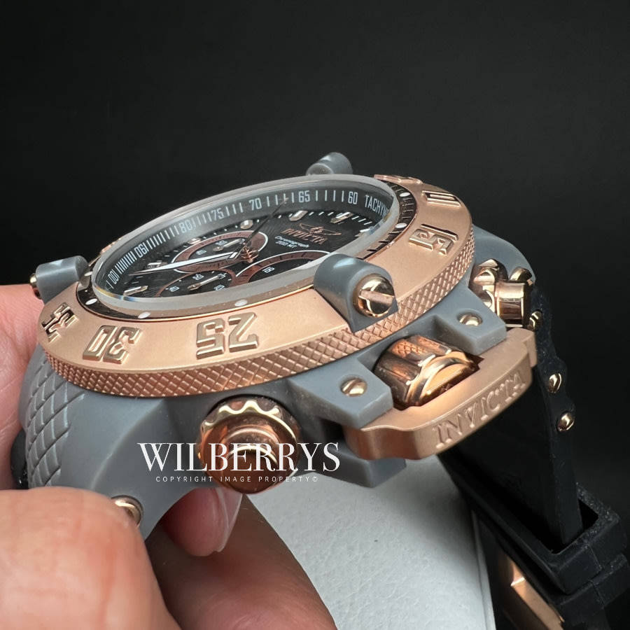 Retail: R21,599.00 INVICTA Men's SUBAQUA NOMA GRAPHITE ROSE GOLD Chrono Professional Watch BRAND NEW