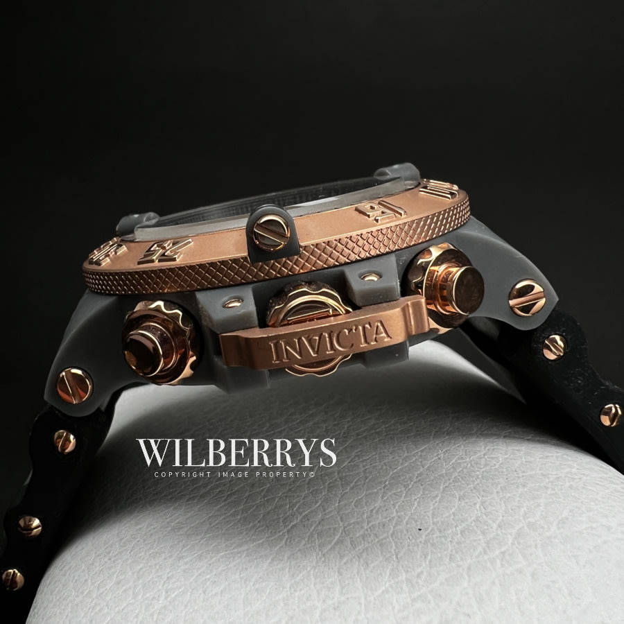 Retail: R21,599.00 INVICTA Men's SUBAQUA NOMA GRAPHITE ROSE GOLD Chrono Professional Watch BRAND NEW