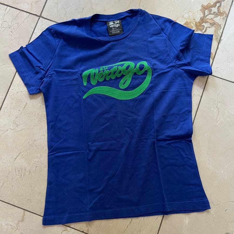 VERTIGO Classic Japan Blue T-Shirt Size S  - 100% GENUINE NEW without tags