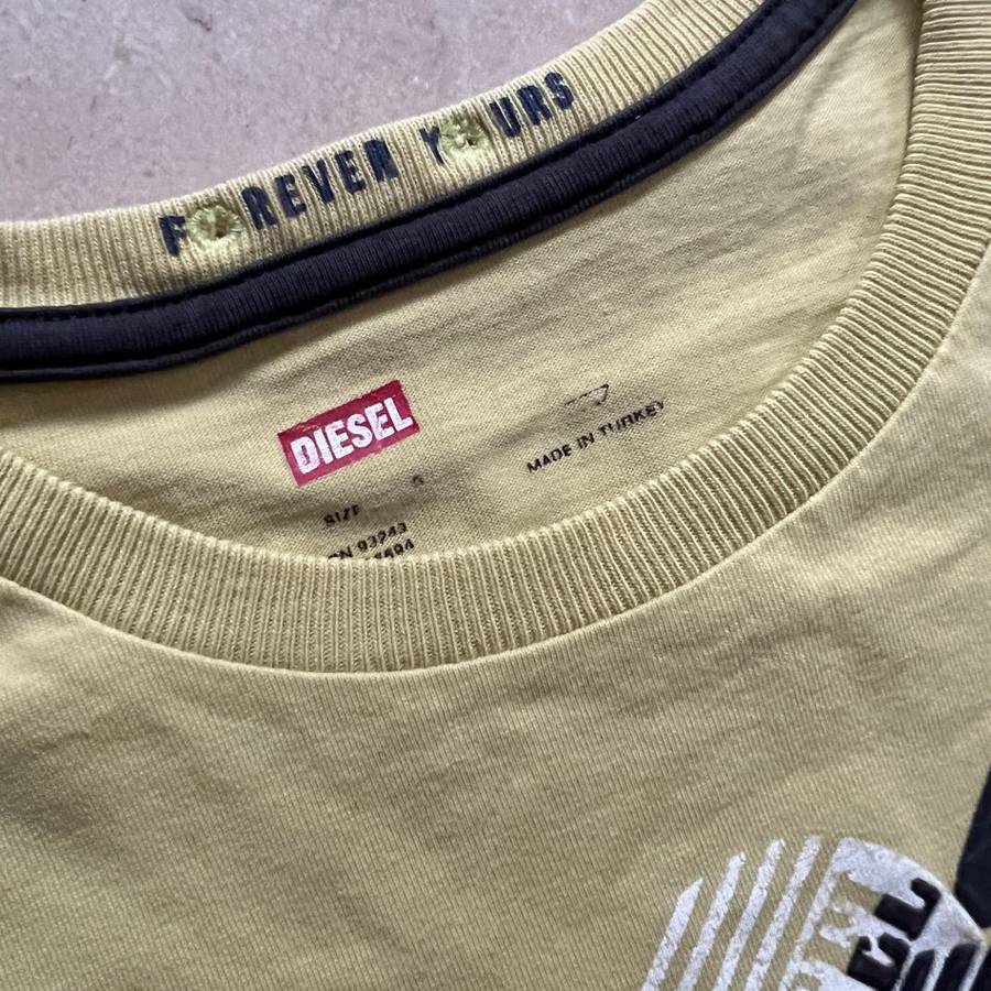 DIESEL Memorabilia Limited Greenish T-Shirt Size S  - 100% GENUINE NEW without tags