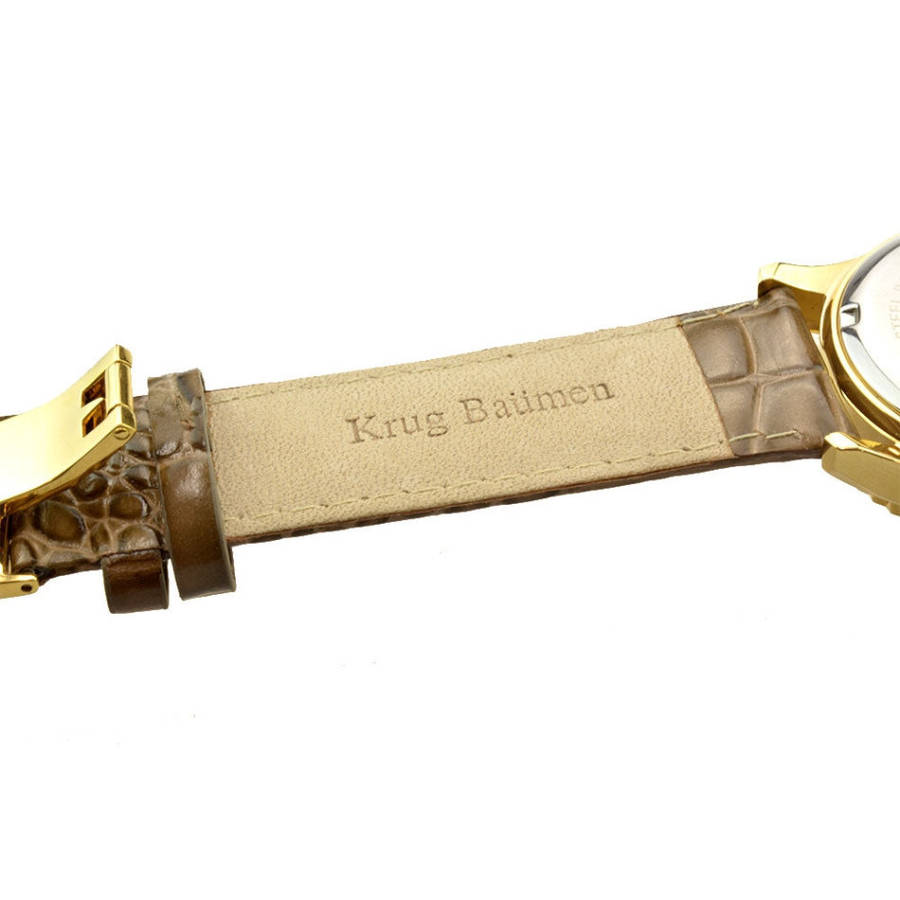 Retail: R9,000.00 Krug-Baumen Men`s Air Traveller 42mm Diamond Chromo PILOT Watch BRAND NEW