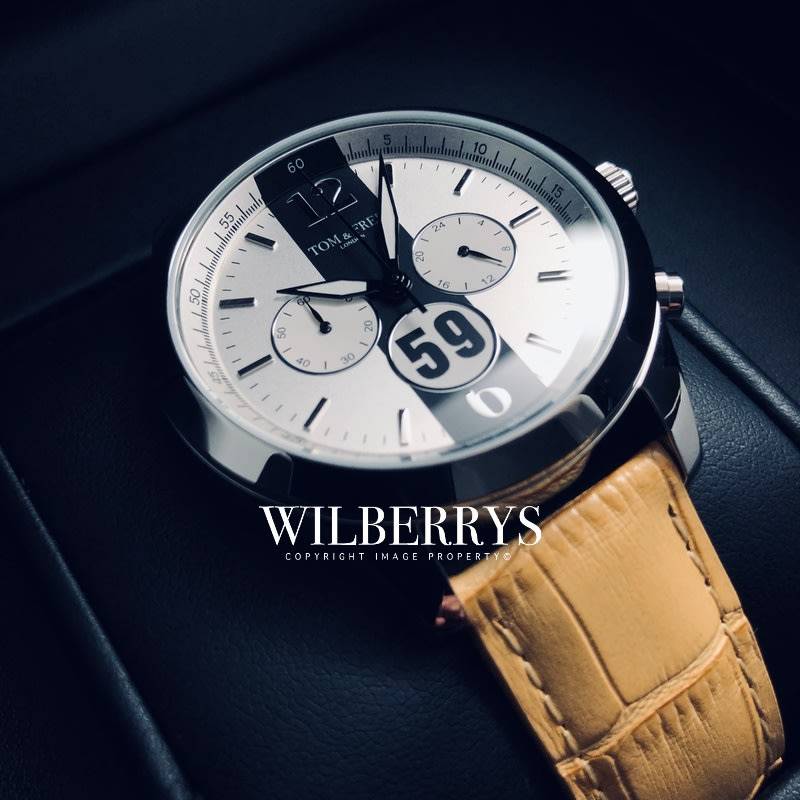 Retail: R5,999.99 TOM & FRED London® Men's British Racing 1/1000 Chronograph MUSTANG TAN