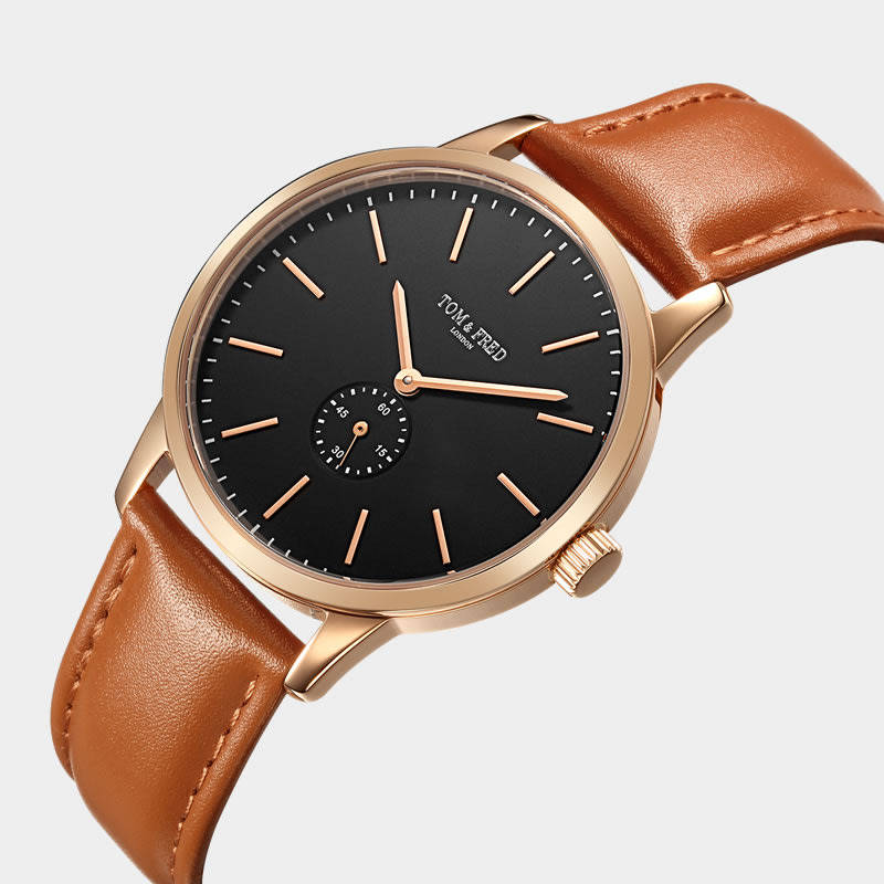 Retail: R3299,00 TOM & FRED of London Women's Mairi Rose Leather Leather Watch