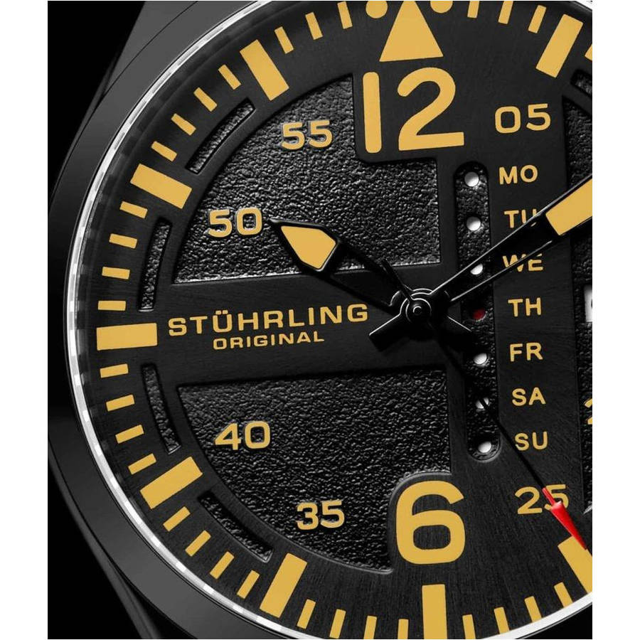 Retail: R5,999.00 STUHRLING ORIGINAL® Men's Flight Control Aviator Watch BRAND NEW