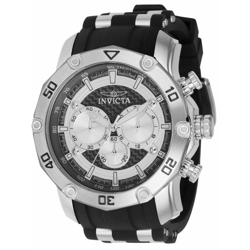 Retail: R10,425.00 INVICTA Men's ELITE 50mm Carbon Fiber/Silver Chronograph Watch BRAND NEW