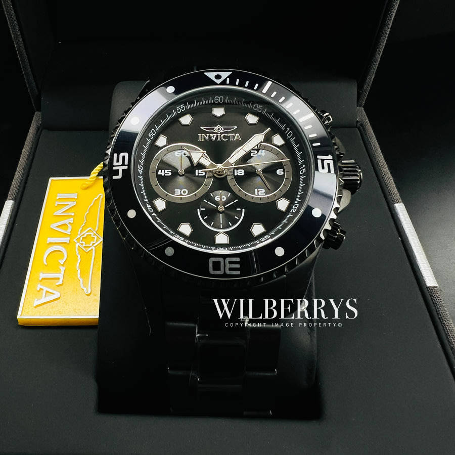 Retail: R6,999.00 INVICTA Men's CHUNKY CHRONO BLACK ED. THICK Pro Diver 100M Watch BRAND NEW IN BOX