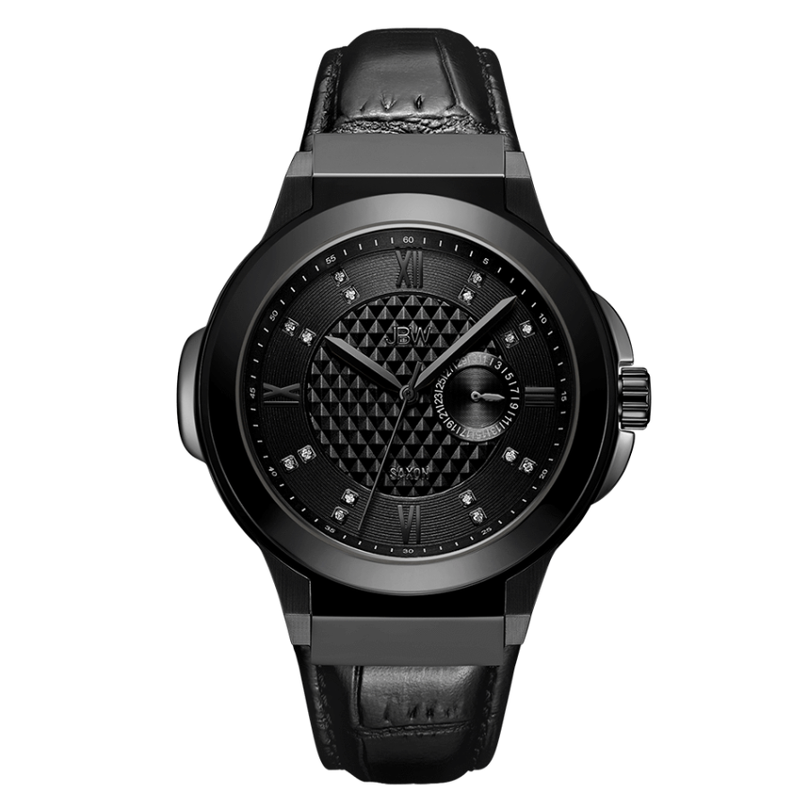 **real diamonds**  R11,999.00 JBW Men's 16x GENUINE DIAMOND /48mm BLACK EDITION Watch BRAND NEW
