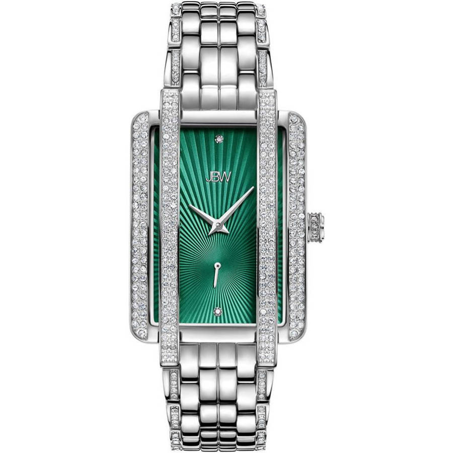**real diamonds** R12,999.00 JBW WOMEN'S DIAMOND AND FANNED DIAL MINK WATCH BRAND NEW IN BOX