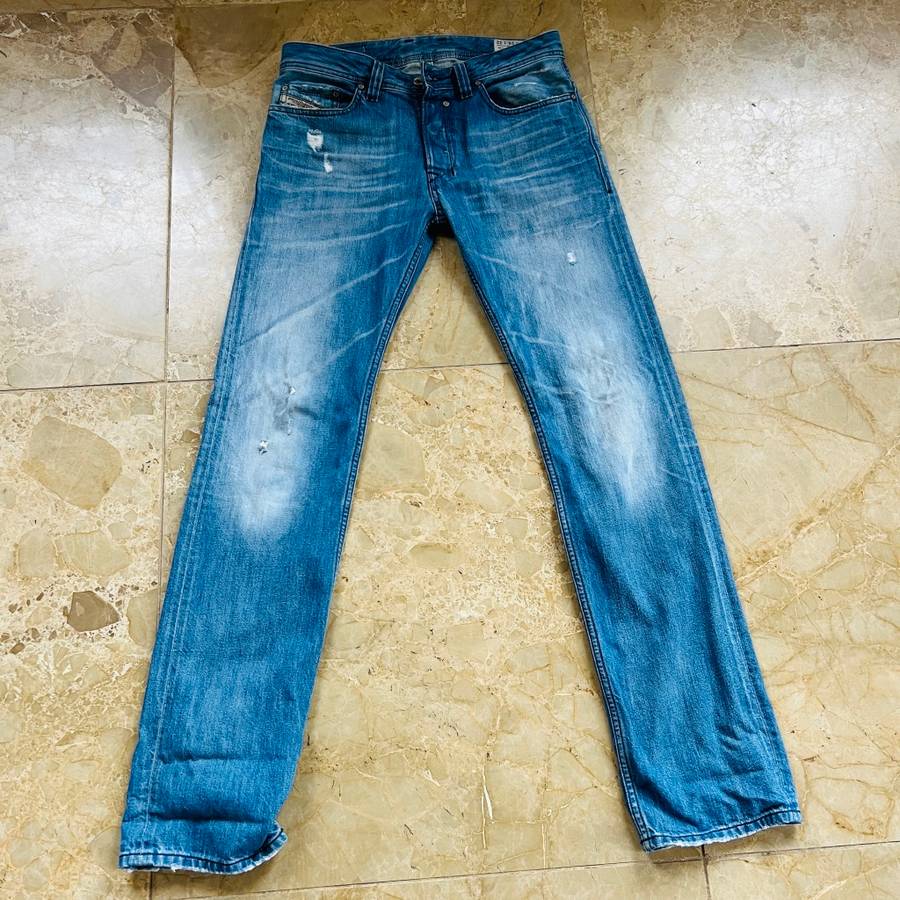 RRP 6k! DIESEL `Safado` ITALY Jeans Regular Slim Straight sz 29 waist 100% GENUINE NEW without tags