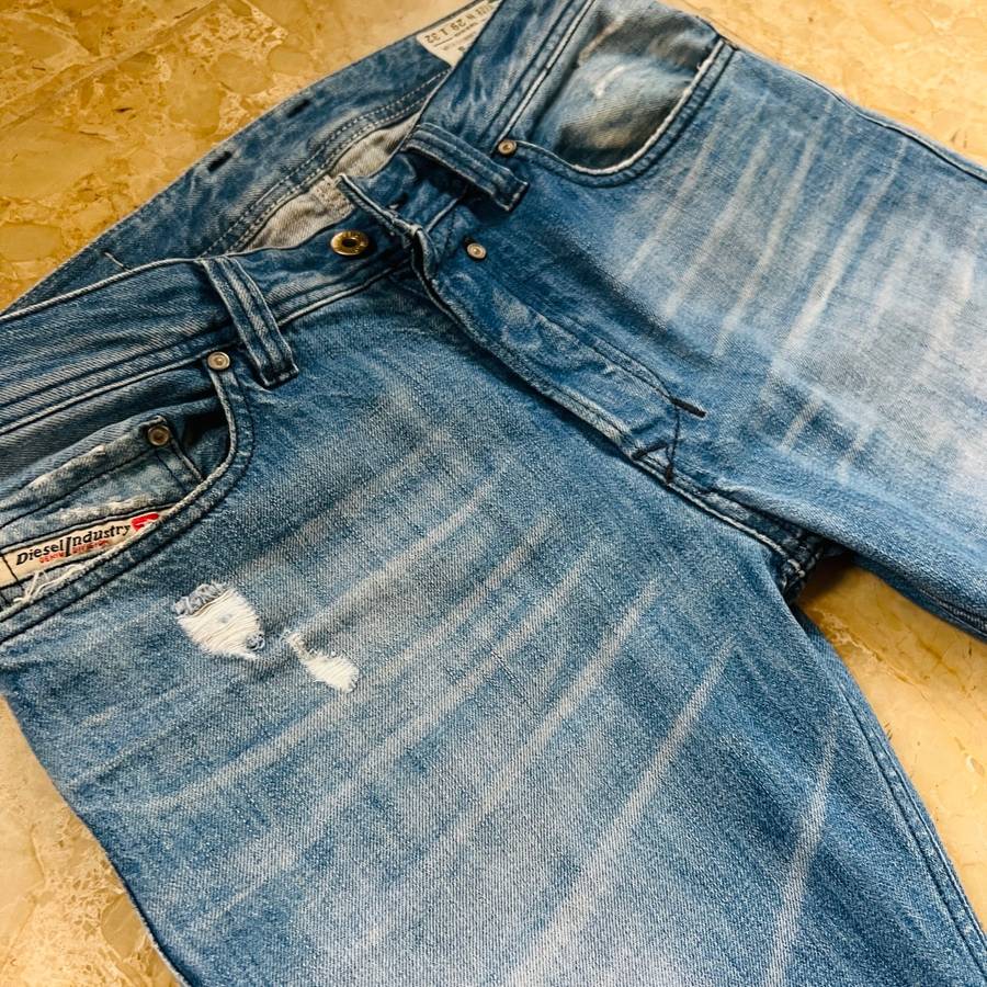 RRP 6k! DIESEL `Safado` ITALY Jeans Regular Slim Straight sz 29 waist 100% GENUINE NEW without tags