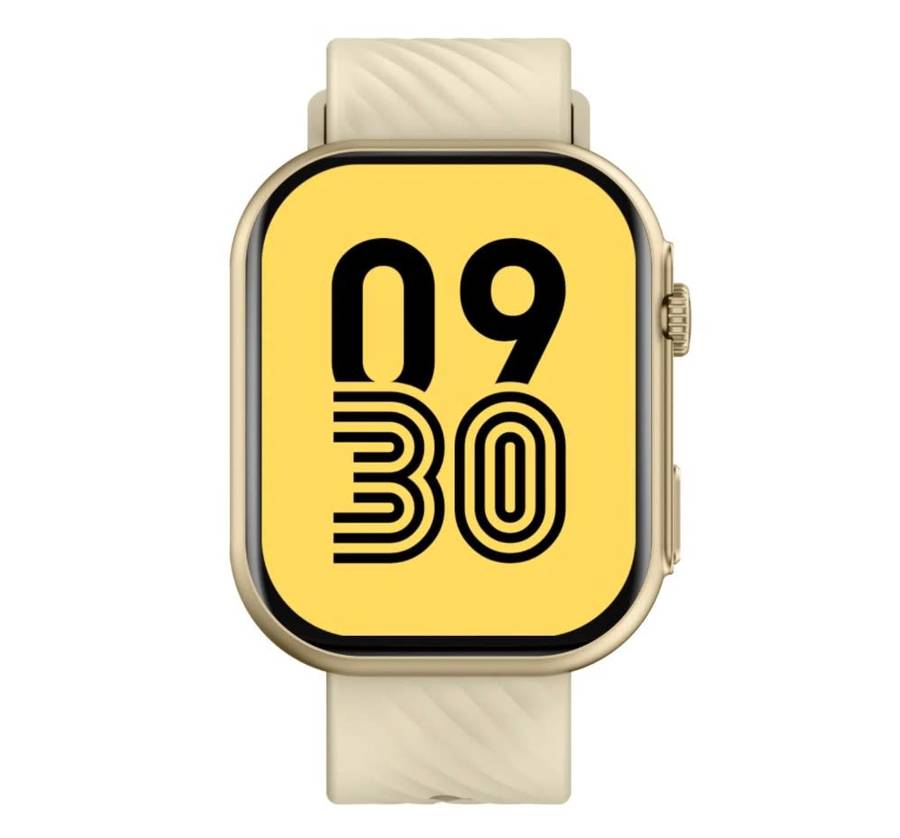 NORTH EDGE Glory Bluetooth Music Health Smart Watch Gold / Cream Silicone Finish