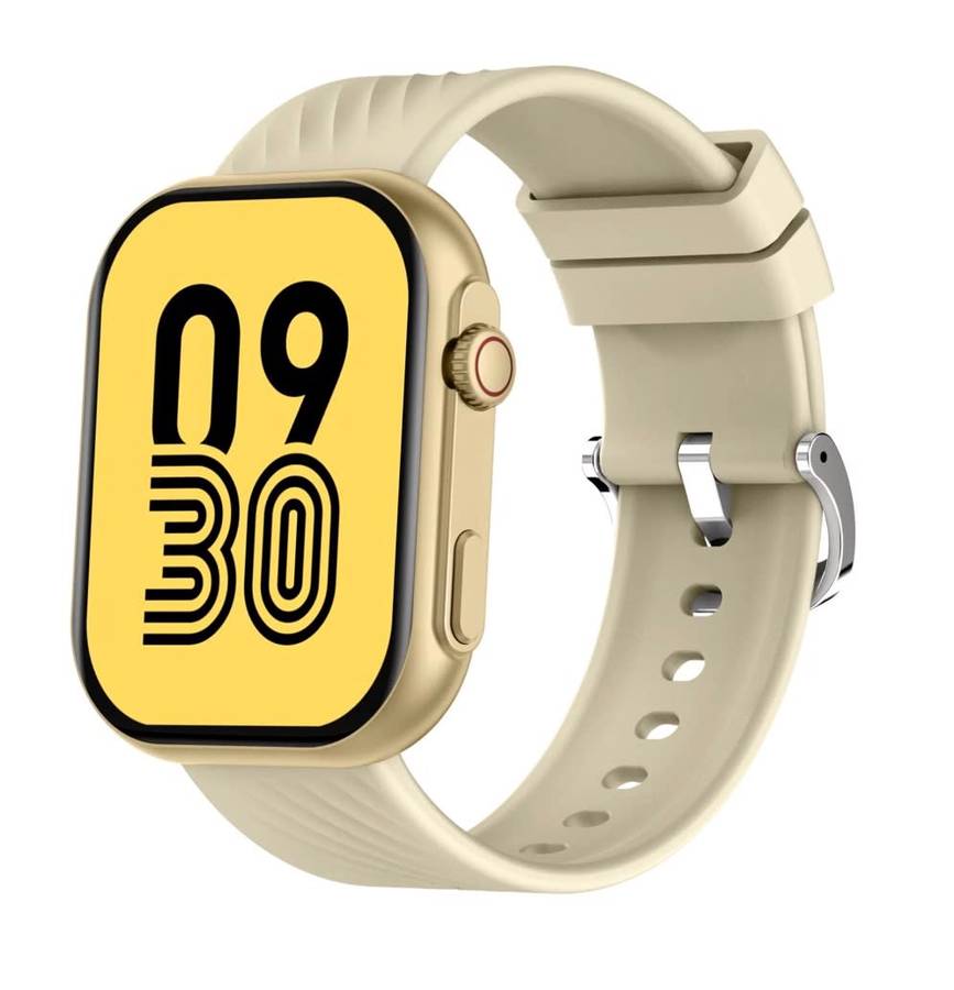 NORTH EDGE Glory Bluetooth Music Health Smart Watch Gold / Cream Silicone Finish