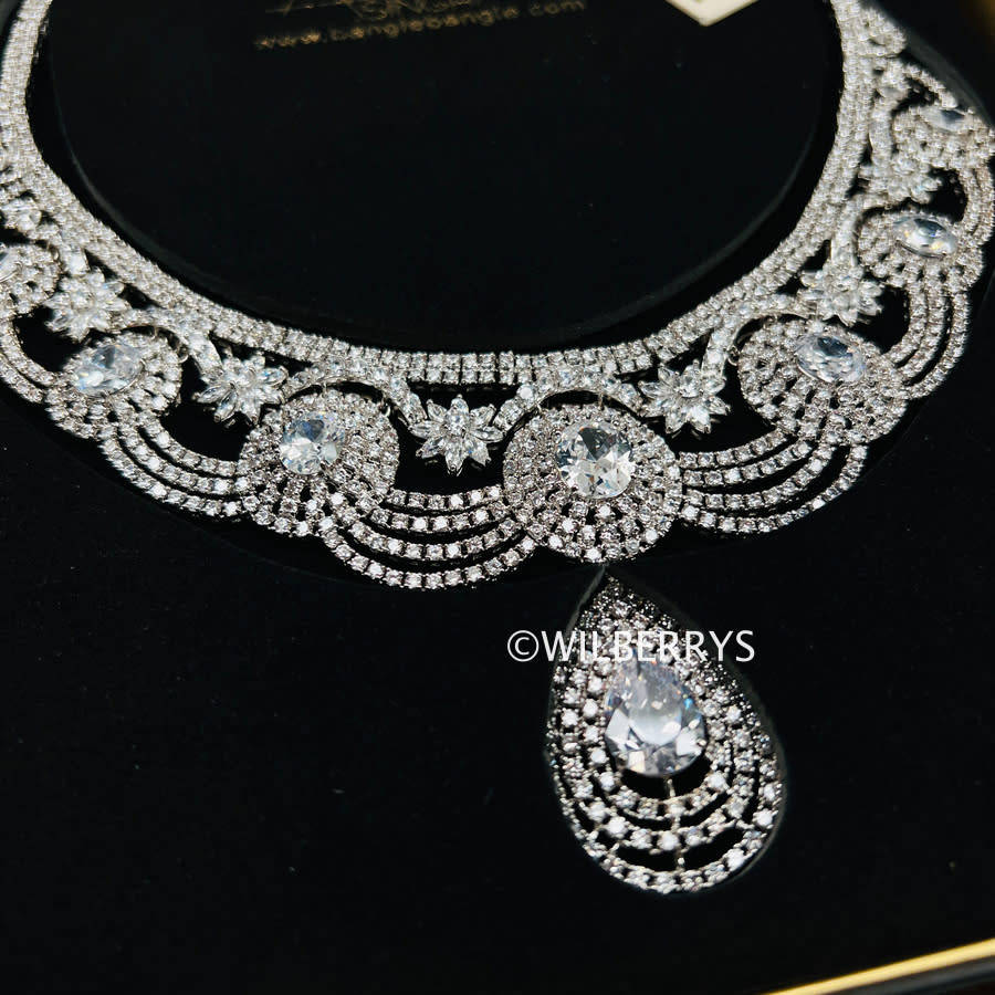 AMRITA NEW YORK Beatrix Cubic Zirconia Royal