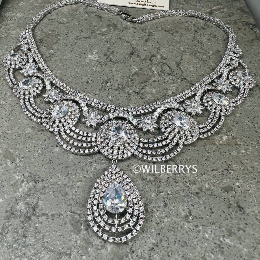 AMRITA NEW YORK Beatrix Cubic Zirconia Royal