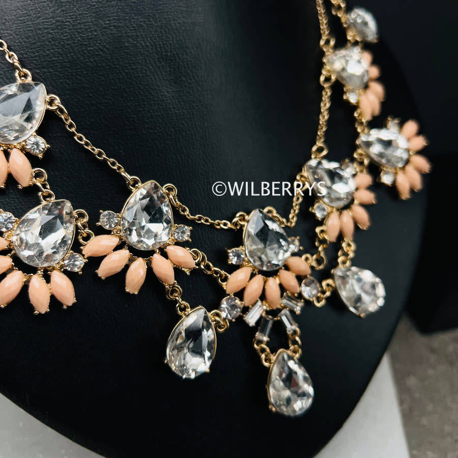 AMRITA NEW YORK Women`s Empress Austrian Crystal and Zirconia Evening Necklace