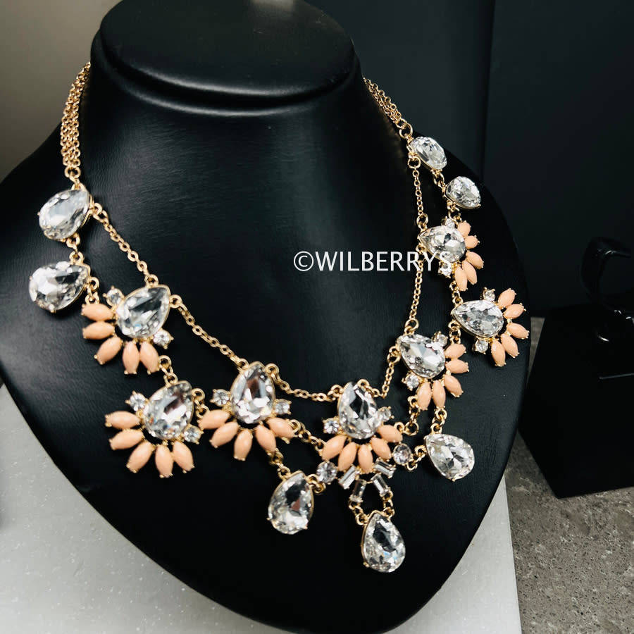 AMRITA NEW YORK Women`s Empress Austrian Crystal and Zirconia Evening Necklace