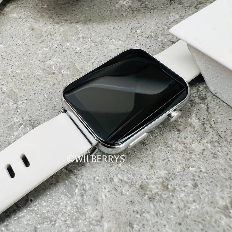 NORTH EDGE Cuva II all-in-one Smart Watch Silver Chassis | Grey Silicone Strap