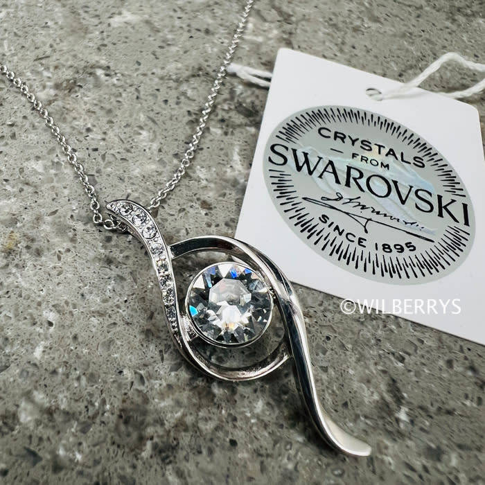 BRITISH JEWELLERS Excelsior Pendant Embellished with Crystals from Swarovski® + Chain