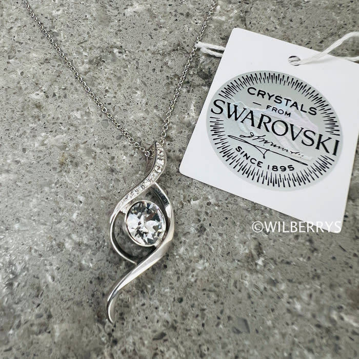 BRITISH JEWELLERS Excelsior Pendant Embellished with Crystals from Swarovski® + Chain