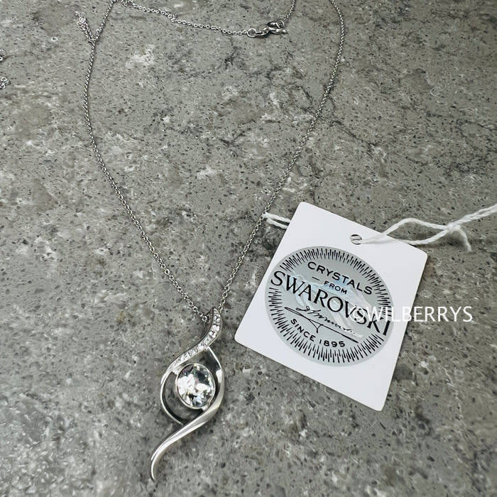 BRITISH JEWELLERS Excelsior Pendant Embellished with Crystals from Swarovski® + Chain