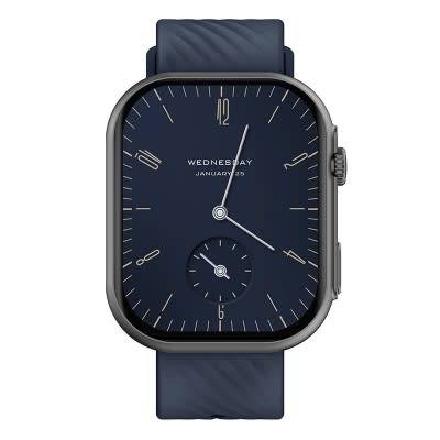 NORTH EDGE Vermont Smart Watch Black / Navy Blue Silicone Finish