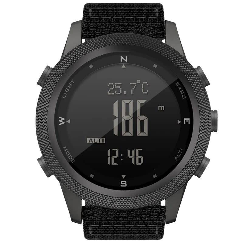 North Edge Apache 46mm Tactical Altimeter, Barometer, Compass Outdoor Watch with Nylon Strap