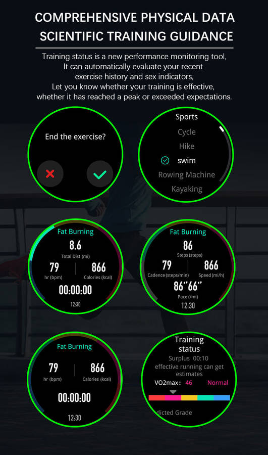NORTH EDGE Tactical Cross Fit 3 GPS Smart Watch