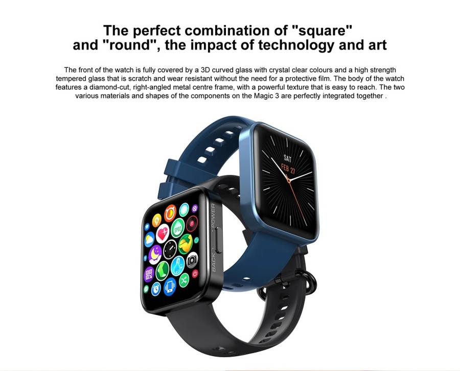 KOSPET MAGIC 3 Smart Watch | BLACK